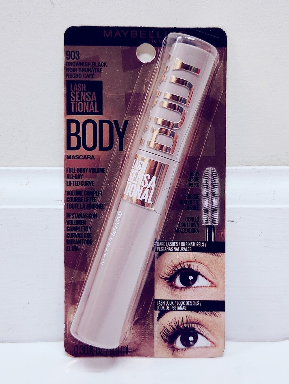 🐢2/$15 Maybelline Lash Sensational Body Mascara Brownish Black
